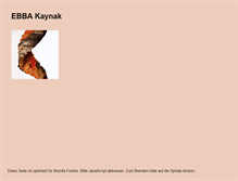 Tablet Screenshot of ebba-kaynak.de